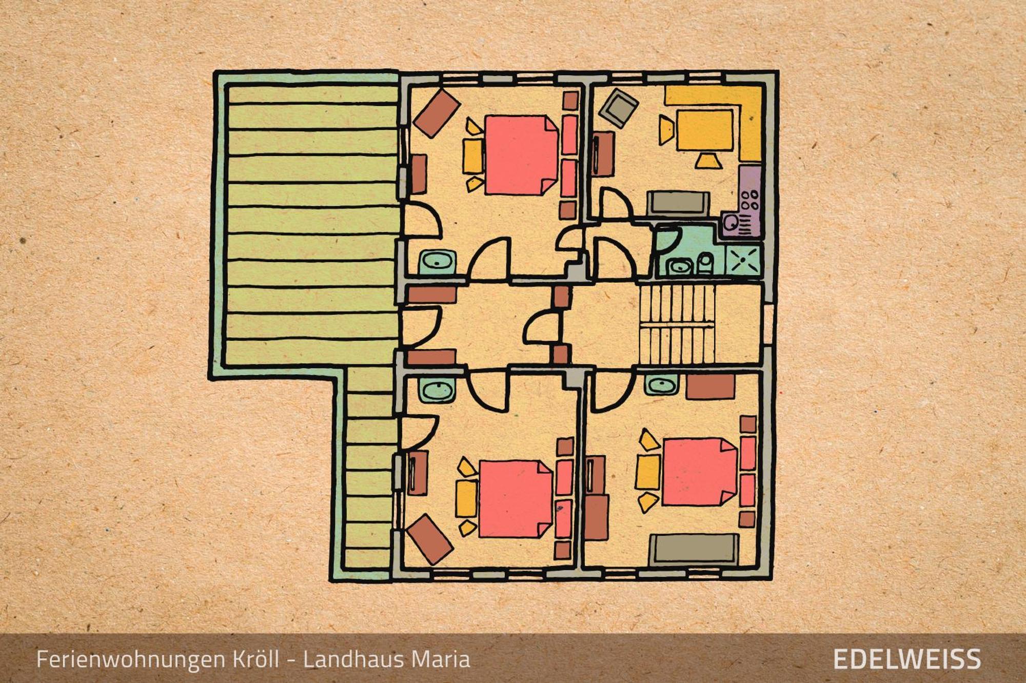 Ferienwohnungen Kroll - Appartements Viktoria Und Landhaus Maria Mayrhofen Bilik gambar
