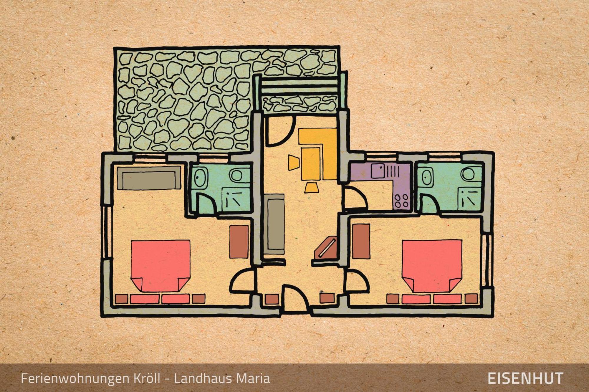 Ferienwohnungen Kroll - Appartements Viktoria Und Landhaus Maria Mayrhofen Bilik gambar